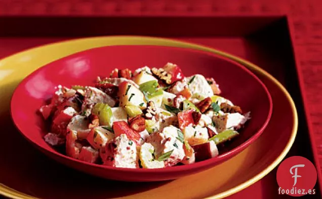 Ensalada de Pollo con Tres Manzanas