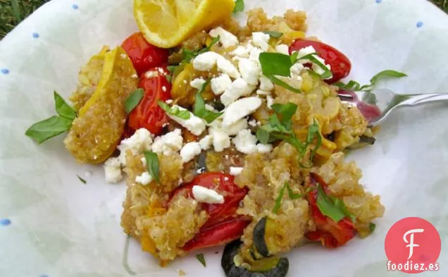 Quinua con Vegetales Asados (Quinua con Verduras Asadas)