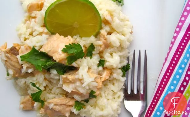 Arroz con Salmón (Arroz Cremoso de Salmón)