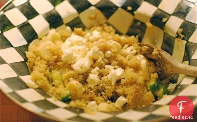 Quinua De Katie Con Palmitos, Pepino Y Queso Feta