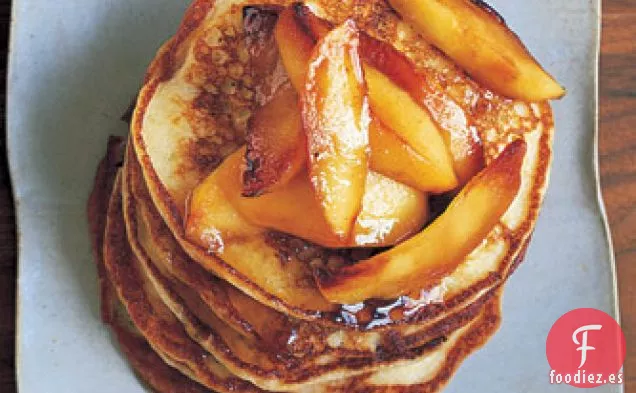 Panqueques con Jarabe de Arce Manzanas