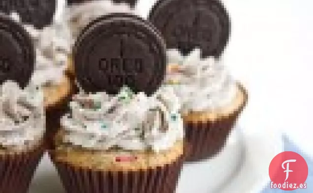 Cupcakes Funfetti de Oreo