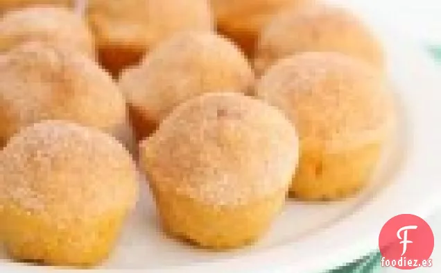 Mini muffins de donut de calabaza