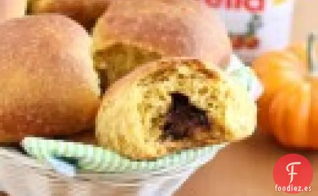 Panecillos de Calabaza rellenos de Nutella