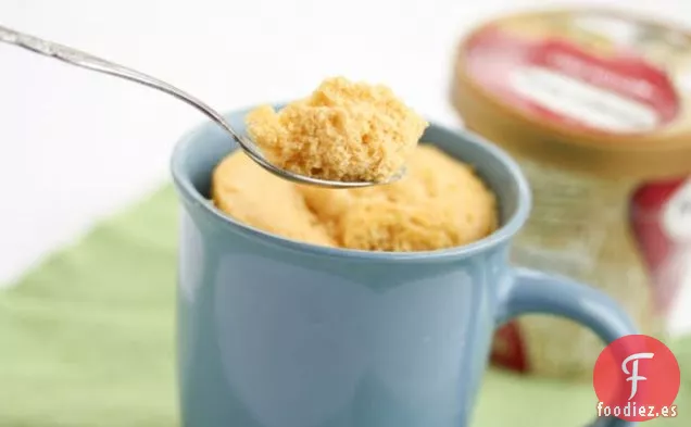 Pastel de Taza de Pan Rápido de Calabaza