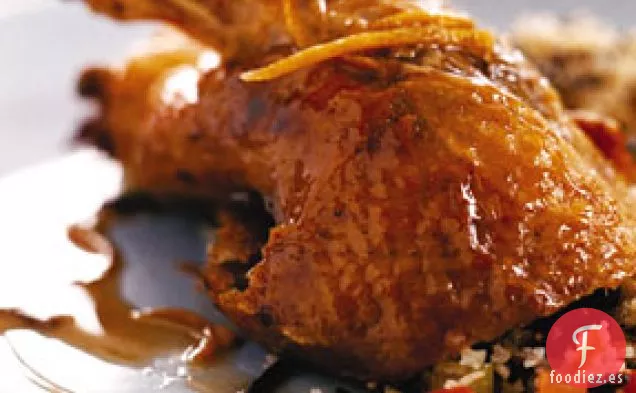 Pato Glaseado con Salsa de Clementina