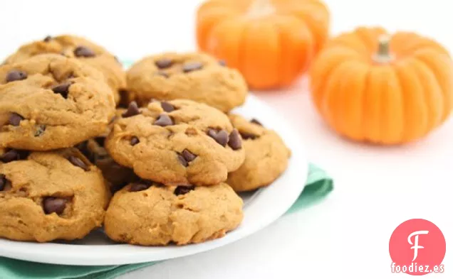 Galletas con Chispas de Chocolate y Calabaza