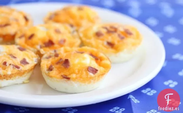 Tazas de Huevos con Tocino y Queso