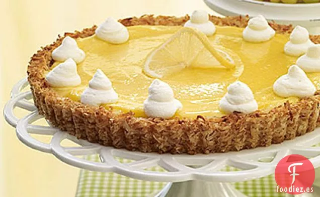 Tarta de Limón con Corteza de Coco