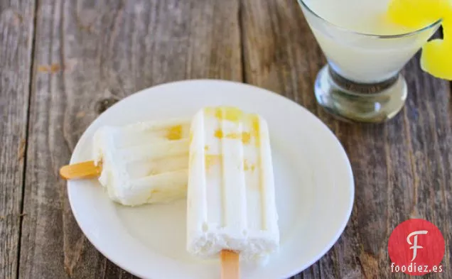 Paletas de Piña Colada