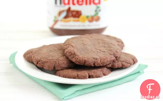Galletas de Nutella de Tres Ingredientes