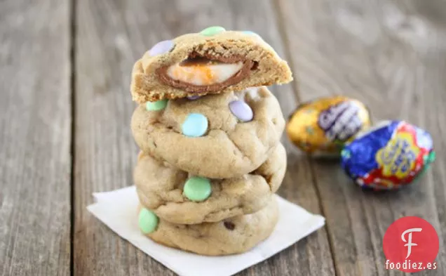 Huevos con Crema Cadbury Galletas Rellenas con Chispas de Chocolate