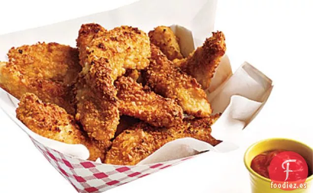 Dedos De Pollo Con Costra De Patata
