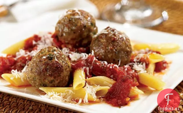 Albóndigas de Pavo con Penne