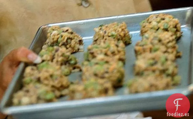 Pasteles de Arroz Salvaje con Tocino