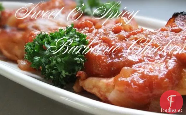 Pollo a la Barbacoa Dulce y Picante
