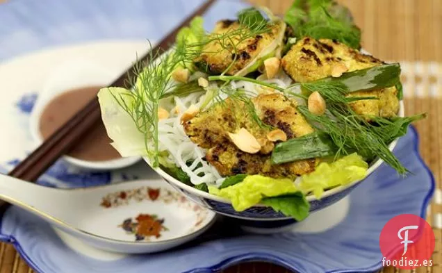 Cha Ca Thang Long: Pescado vietnamita de Eneldo con Cúrcuma