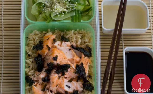 Salmón Asado con Pimentón y Limón