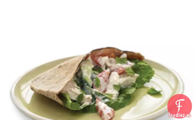 Ensalada De Pollo Con Tomates Y Pepino