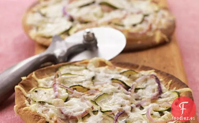 Mini Pizzas Blancas con Verduras