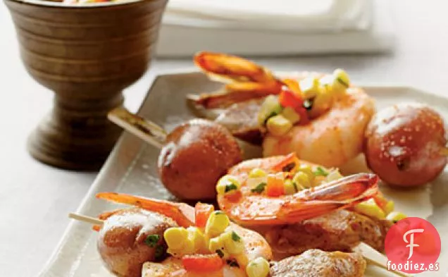 Brochetas para Hervir Camarones