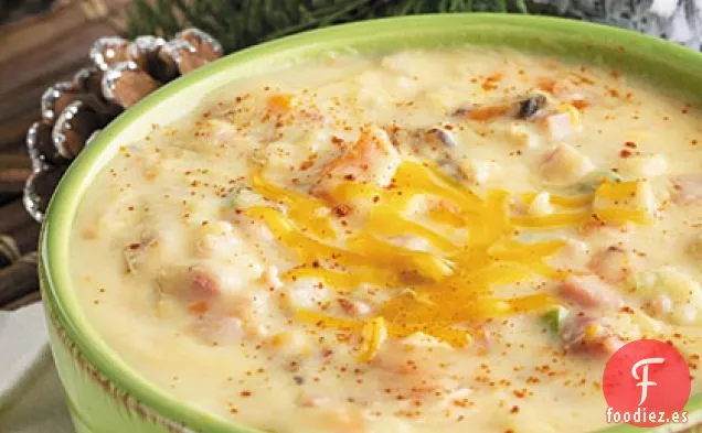 Sopa de Queso de Día Frío de Mamá