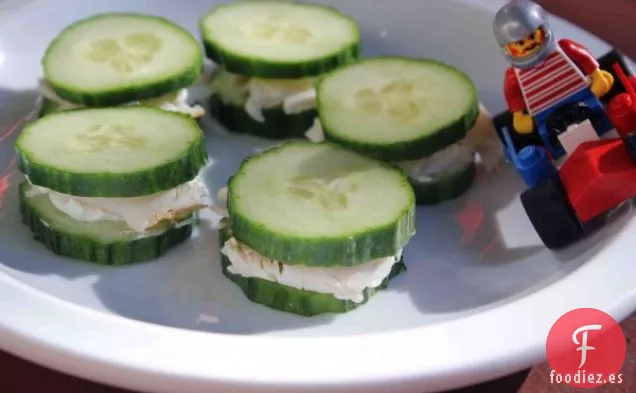 Receta de Ruedas de Pepino de Pavo