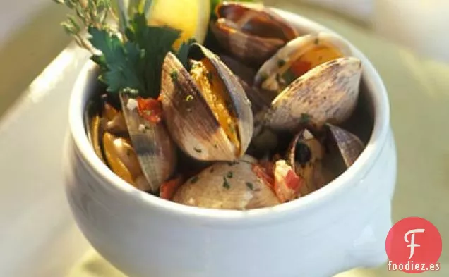 Almejas con Jamón y Tomillo