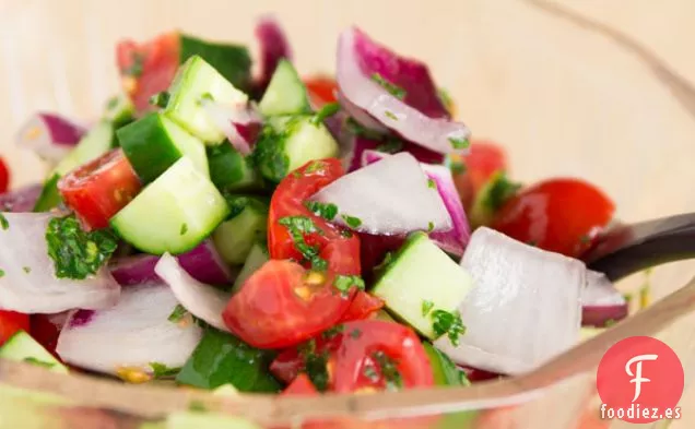 Ensalada de Tomate y Pepino
