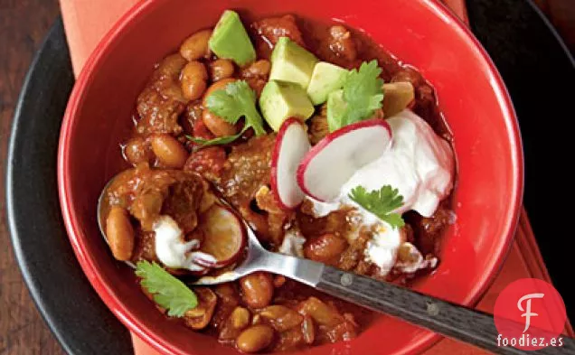 Chile de Ternera y Frijoles Pintos