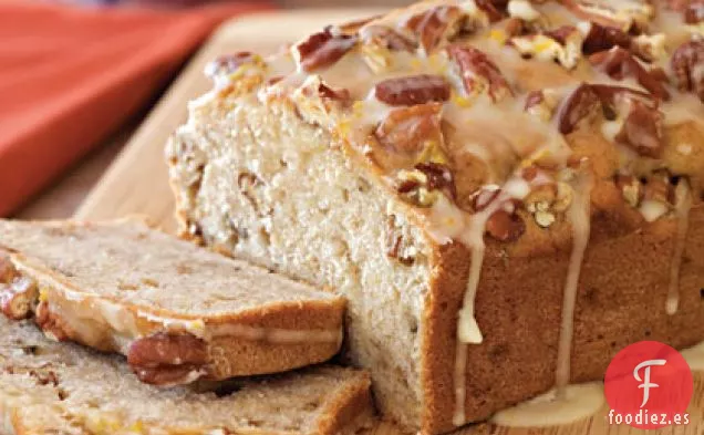 Pan de Queso Crema, Plátano y Nueces