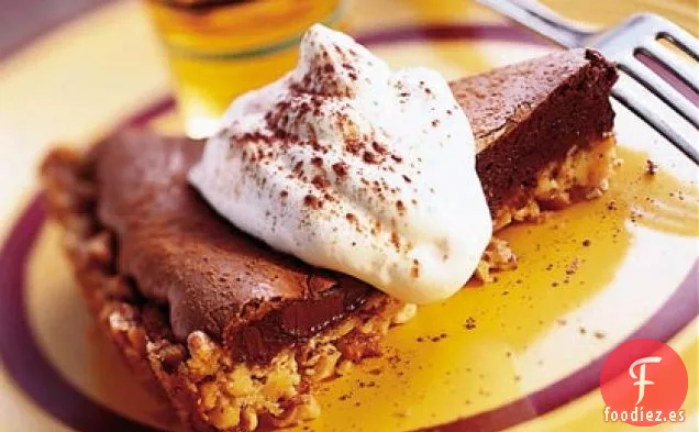 Tarta de Chocolate con Corteza de Nuez