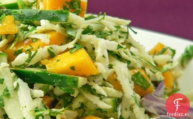 Ensalada de Coco, Pepino y Mango