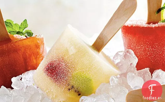 Pops de Sangría de Melocotón Blanco