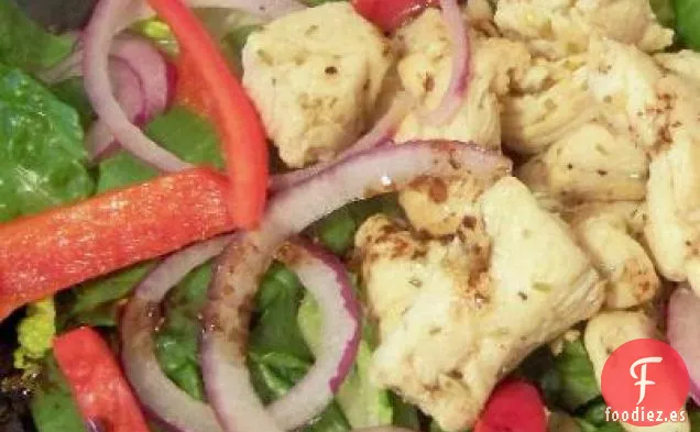 Ensalada Tibia de Espinacas y Pollo