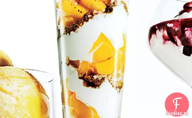 Parfaits de Mango y Jengibre