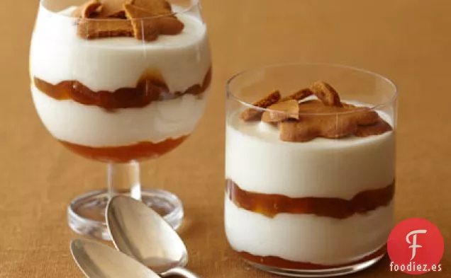 Parfait Cremoso de Albaricoque y Jengibre