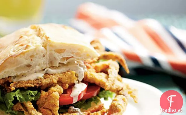 Sándwiches de Cangrejo de Concha Blanda con Rèmoulade Picante