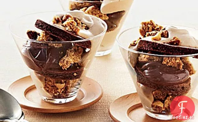 Cupé de Chocolate con Mousse de Plumín de Cacao