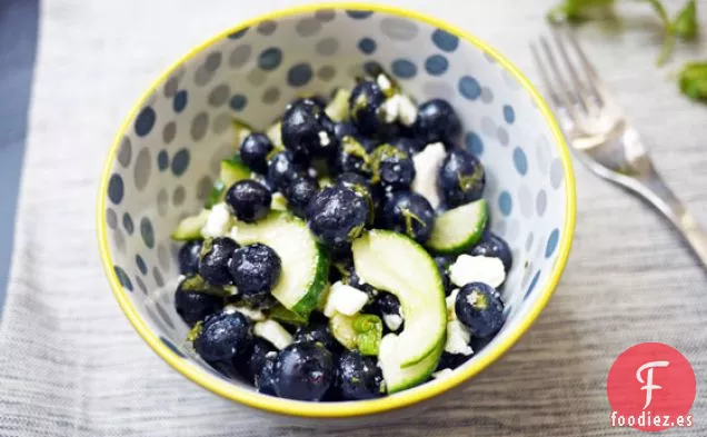 Ensalada de Pepino y Arándanos