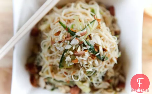 Tazón de Fideos Satay Con Tofu