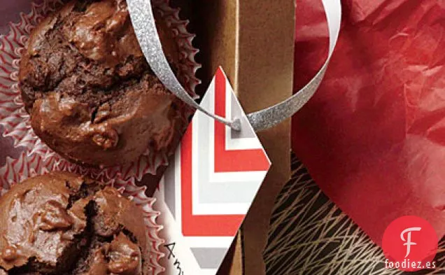 Magdalenas de Chocolate Triple