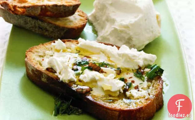 Bruschetta de Queso de Cabra