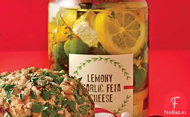 Queso Feta con Ajo a Limón