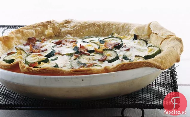 Calabacín, Tocino y Quiche de Gruyère