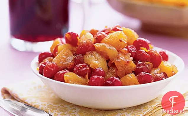 Chutney de arándanos y albaricoques