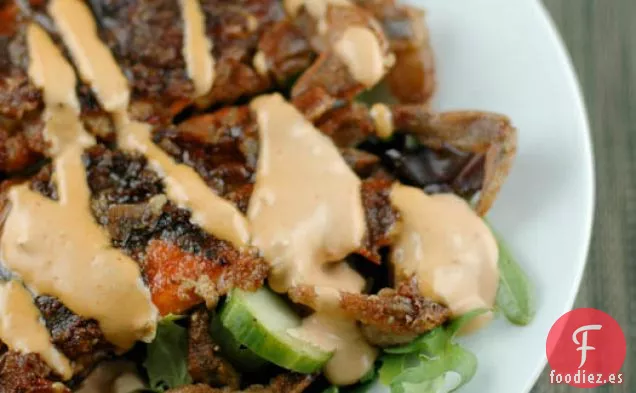 Cangrejos de cáscara Blanda Salteados Con Salsa Picante