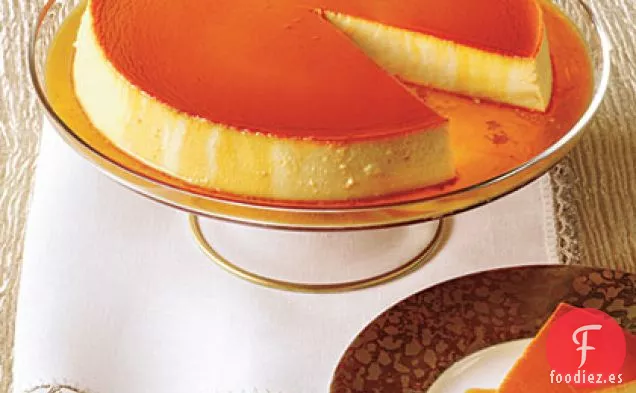 Flan de Queso Crema y Caramelo