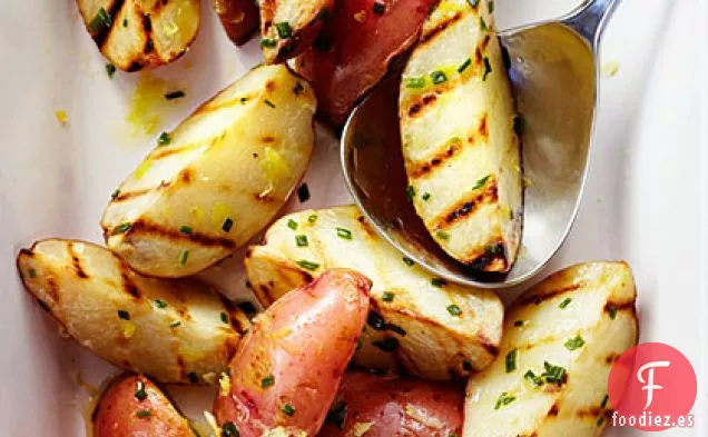 Patatas de Limón y Cebollino a la Parrilla