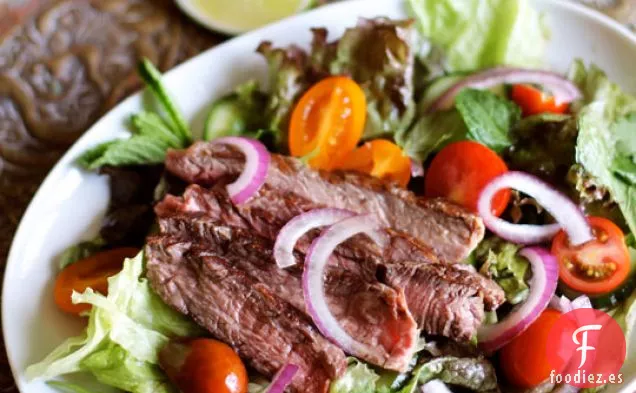 Recetas De Ensalada De Carne A La Parrilla Tailandesa De La Cocina